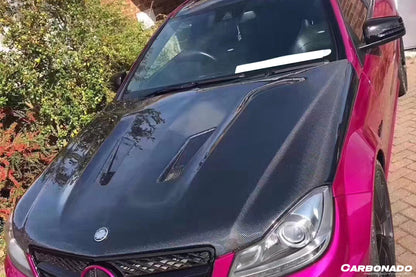 Carbonado 2012-2014 Mercedes Benz W204 C63 AMG BK Style hood