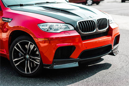 Carbonado 2009-2014 BMW E70 E71 X5M X6M AK Style Carbon Fiber Front Lip