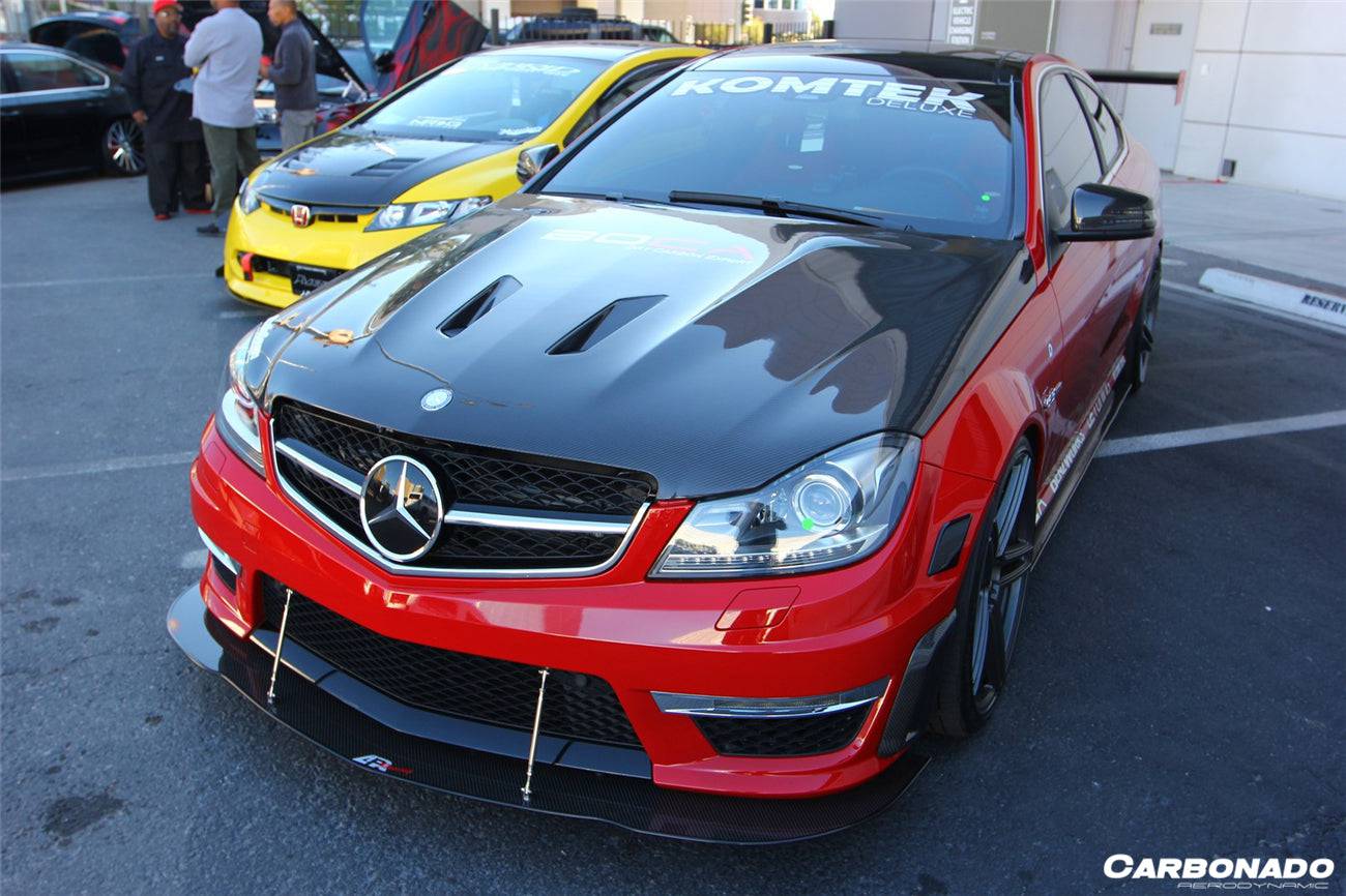 Carbonado 2012-2014 Mercedes Benz W204 C63 AMG BK Style hood