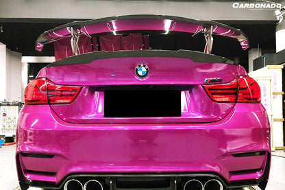 Alerón de maletero de fibra de carbono estilo VRS para BMW M3 F80 M4 F82 2014-2020 Carbonado