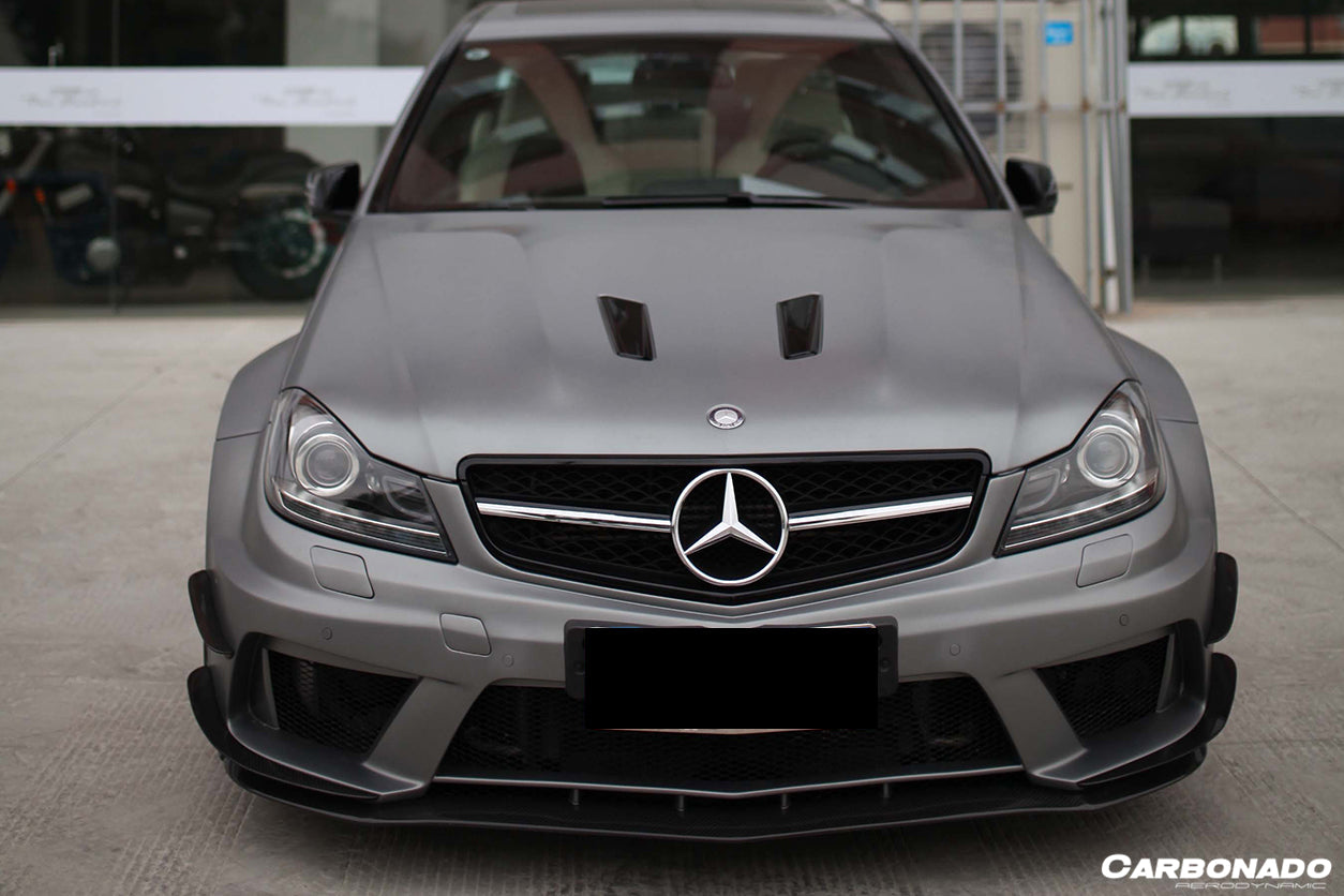 Carbonado 2012-2014 Mercedes Benz W204 C63 AMG BK Style hood