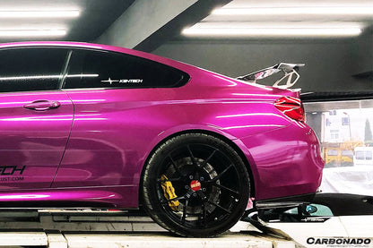 Alerón de maletero de fibra de carbono estilo VRS para BMW M3 F80 M4 F82 2014-2020 Carbonado
