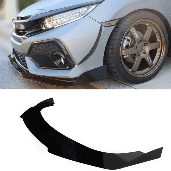 Aeroflow Dynamics Splitter V2 (2017-2021 Honda Civic Hatchback, Si Coupe, Si Sedan)