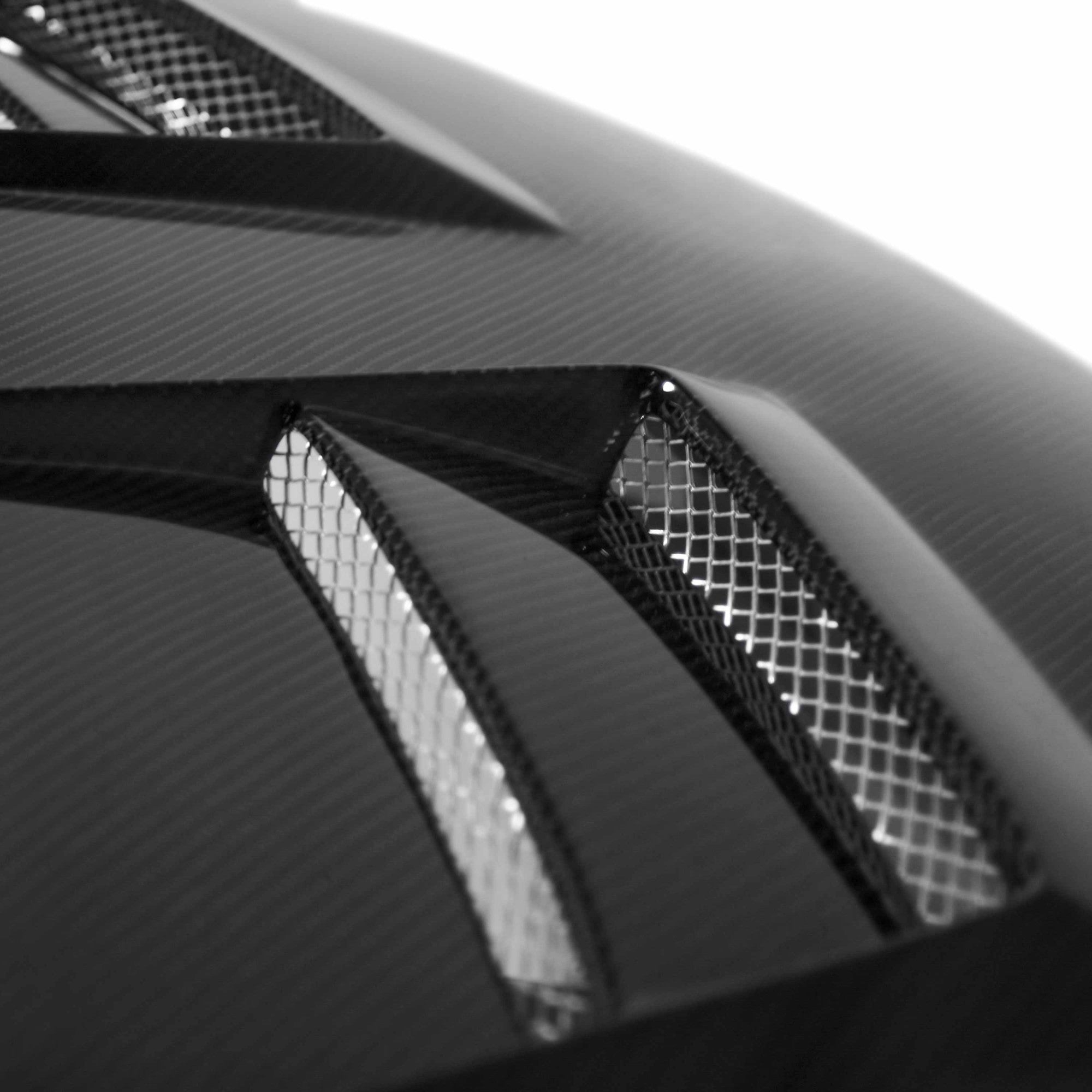 Seibon DV Style Carbon Fiber Hood (08-17 Mitsubishi Lancer)