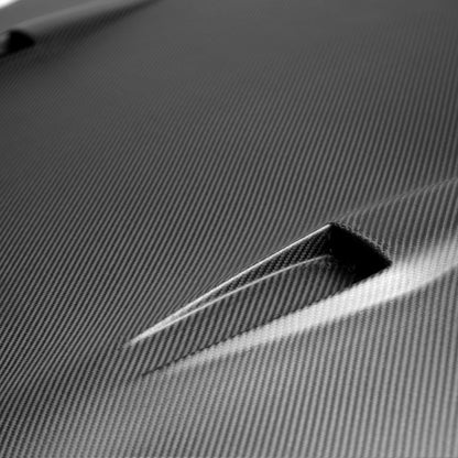 Seibon GTII-Style Dry Carbon Fiber Hood (09-16 GT-R)