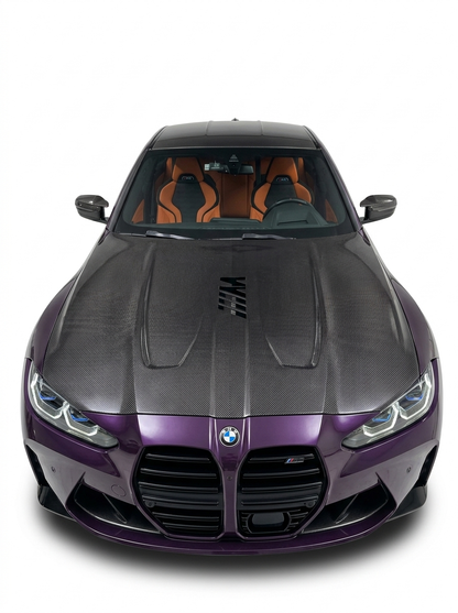 K2 Industries BMW 3 Series G80/G81 M3 & 4 Series G82/G83 M4 Carbon Fiber Front Hood (2019+)