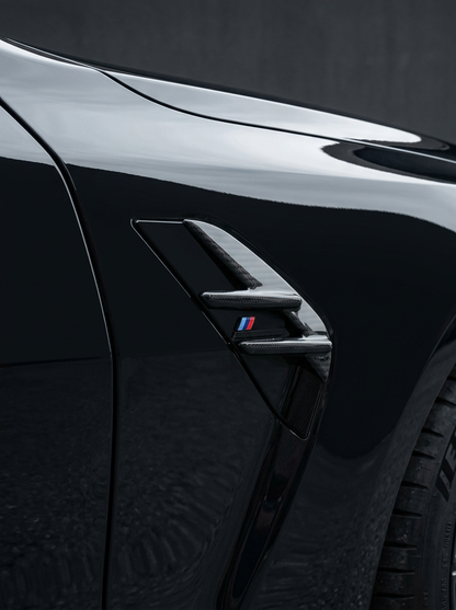 K2 Industries Dry Carbon Fiber Front Fender Vent Trim Set – BMW G80 M3 Competition (2021+)