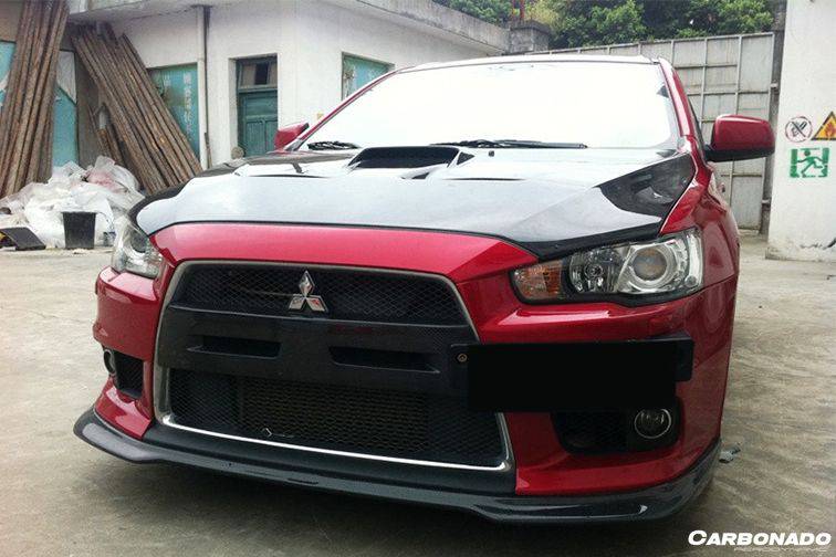 Capó de fibra de carbono estilo Mitsubishi Evolution 10 BS (2008-2016)