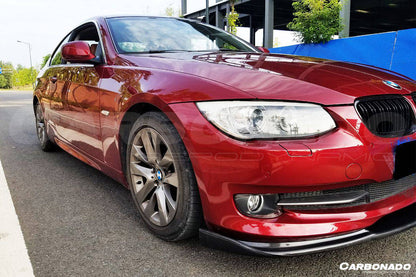 Carbonado 2008-2012 BMW 3 Series E93 HM Style Carbon Fiber Front Lip