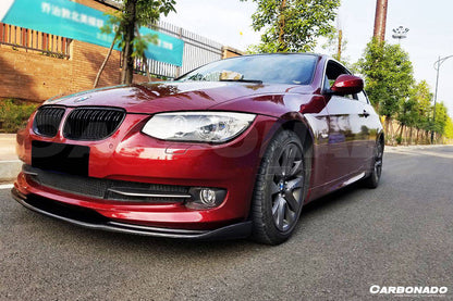 Carbonado 2008-2012 BMW 3 Series E93 HM Style Carbon Fiber Front Lip