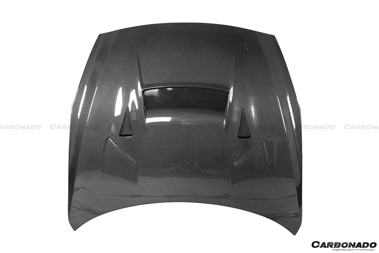 Carbonado 2009-2016 Nissan GTR R35 CBA & DBA VA Style Carbon Fiber Hood
