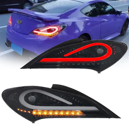 NTXGlow RGB tail lights | 2009-2016 Hyundai Genesis Coupe BK1 - 6