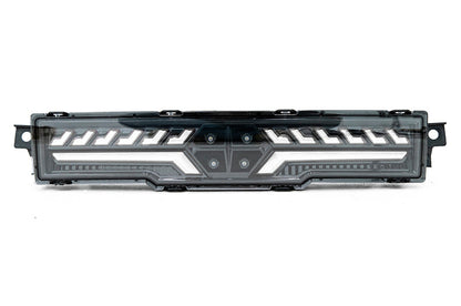 Luz antiniebla trasera OLM V2 F1 (lente transparente, base negra, barra blanca) - BRZ/GR86 2022
