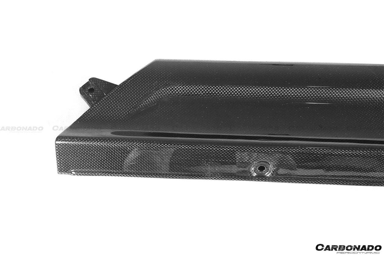 Carbonado 2015-2023 Ferrari 488 GTB 488 PISTA F8 Dry Carbon Fiber Inner Underscreen panel Replacemnt