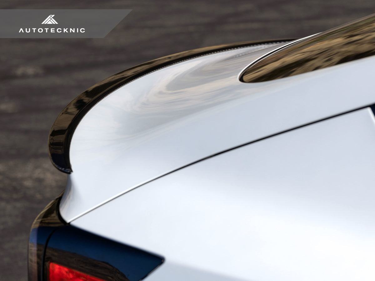 Alerón de maletero de carbono seco de alto rendimiento AutoTecknic - Tesla Model 3 
