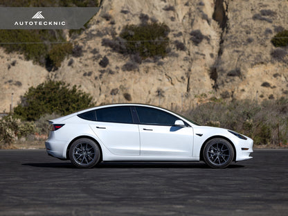 Alerón de maletero de carbono seco de alto rendimiento AutoTecknic - Tesla Model 3 