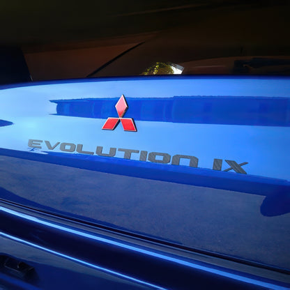 Rexpeed Carbon Fiber Trunk Badge (Evo 7/8) - JD Customs U.S.A