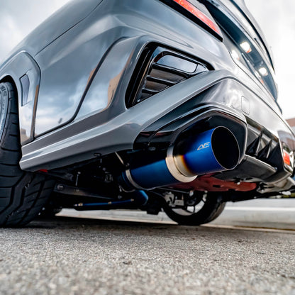 Aeroflow Dynamics F1 Titanium Single Exit Catback Exhaust (2022-2024 Subaru WRX)