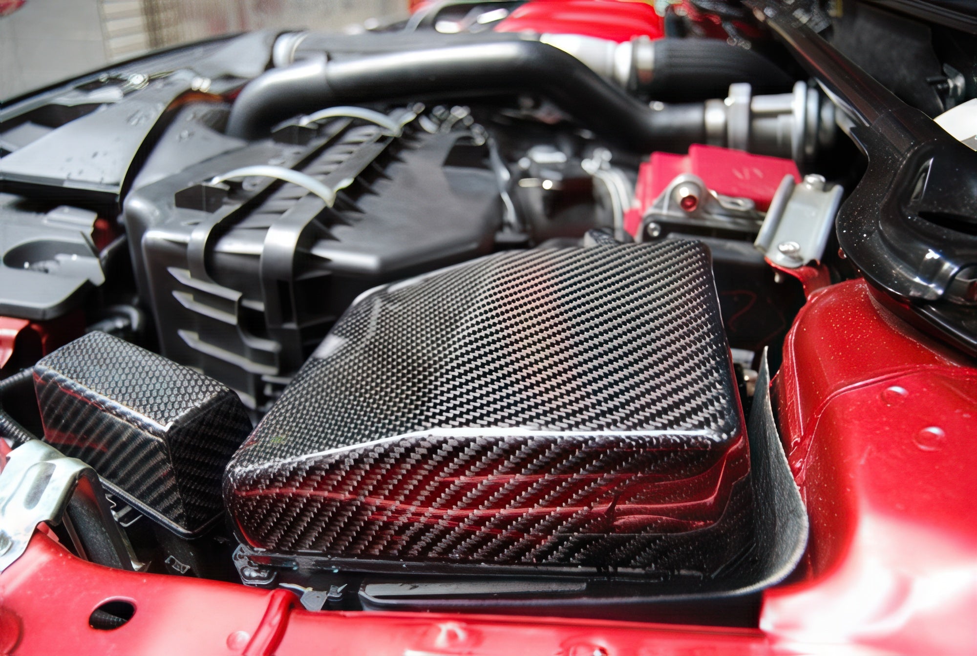 Rexpeed Carbon Fiber Fuse Box Cover (Evo X)