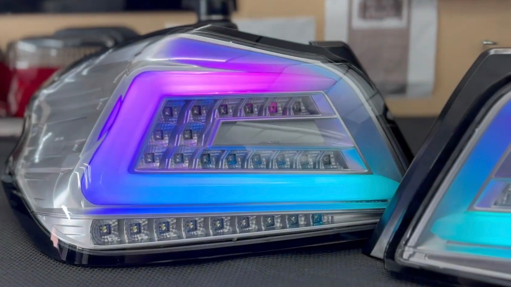 NTXGlow Clear Color Shifting Spec D Tail Lights | 2015-2021 Subaru WRX - 23