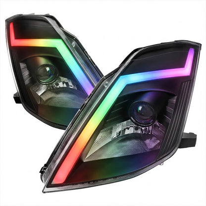 NTXGLOW RGB Headlights | 2003-2005 Nissan 350Z - 5