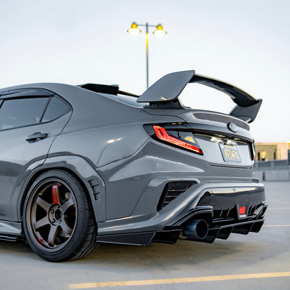 Aeroflow Dynamics Rear Diffuser (2022-2025 Subaru WRX) - 4