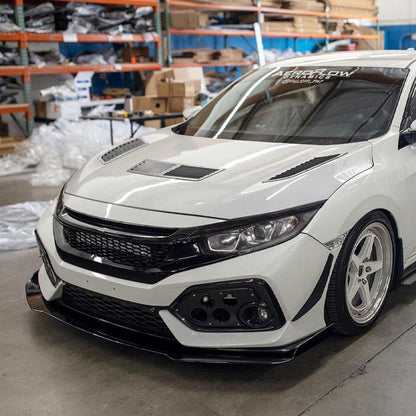 Divisor dinámico de Aeroflow V6 (Honda Civic Hatchback, Si Coupé, Si Sedán, 2017-2021)