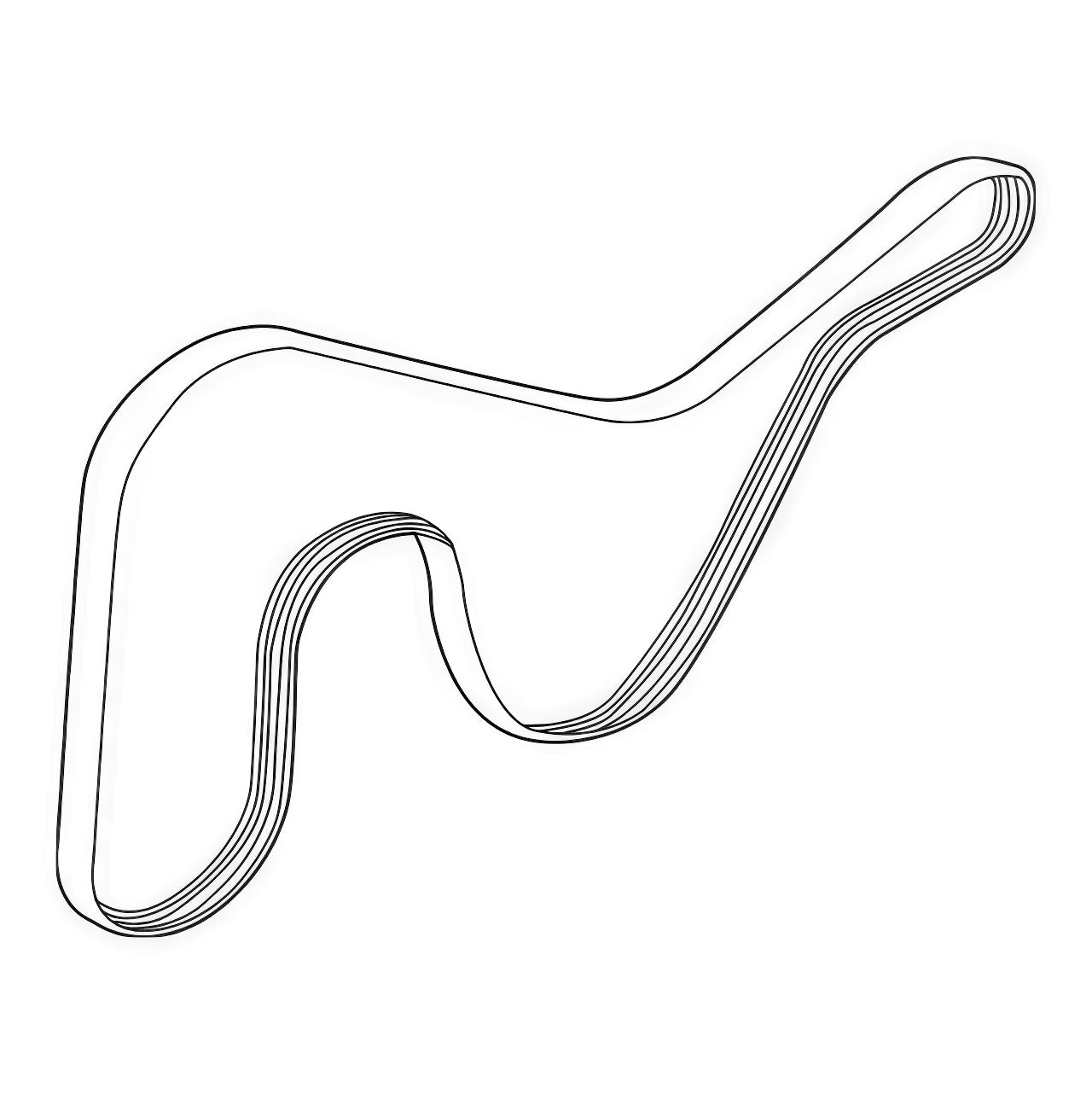 OEM Mitsubishi Serpentine Belt (Evo 8/9)