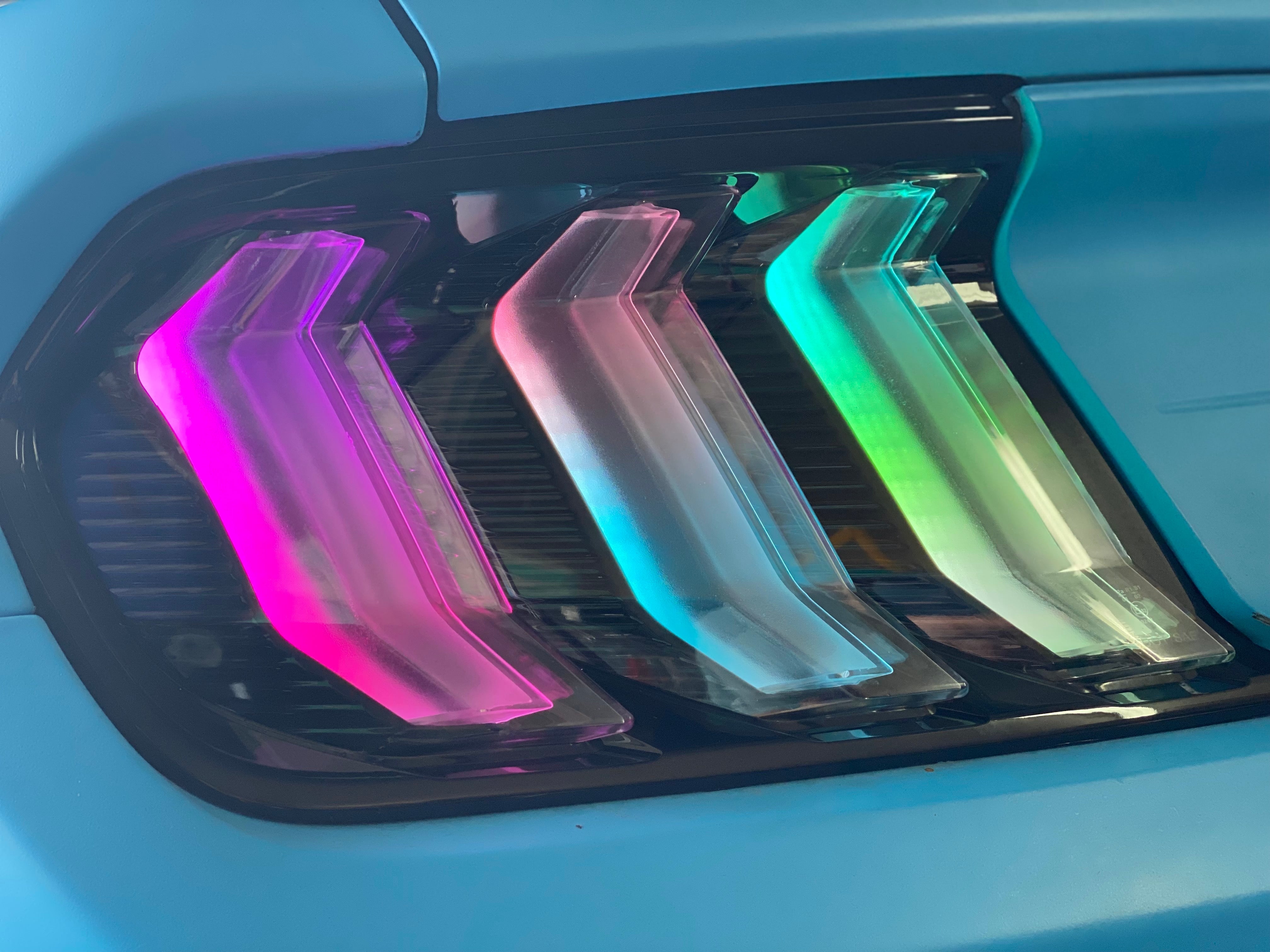 NTXGlow RGB Tail Lights | 2015-2023 Ford Mustang
