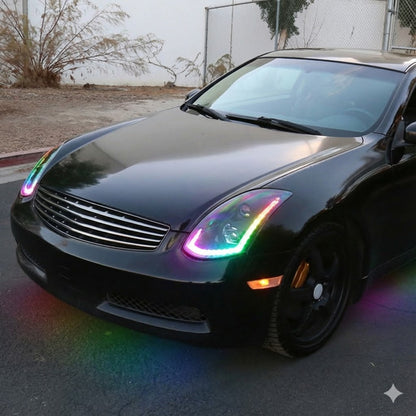 NTXGlow RGB Headlights | 2003-2007 Infiniti G35 Coupe