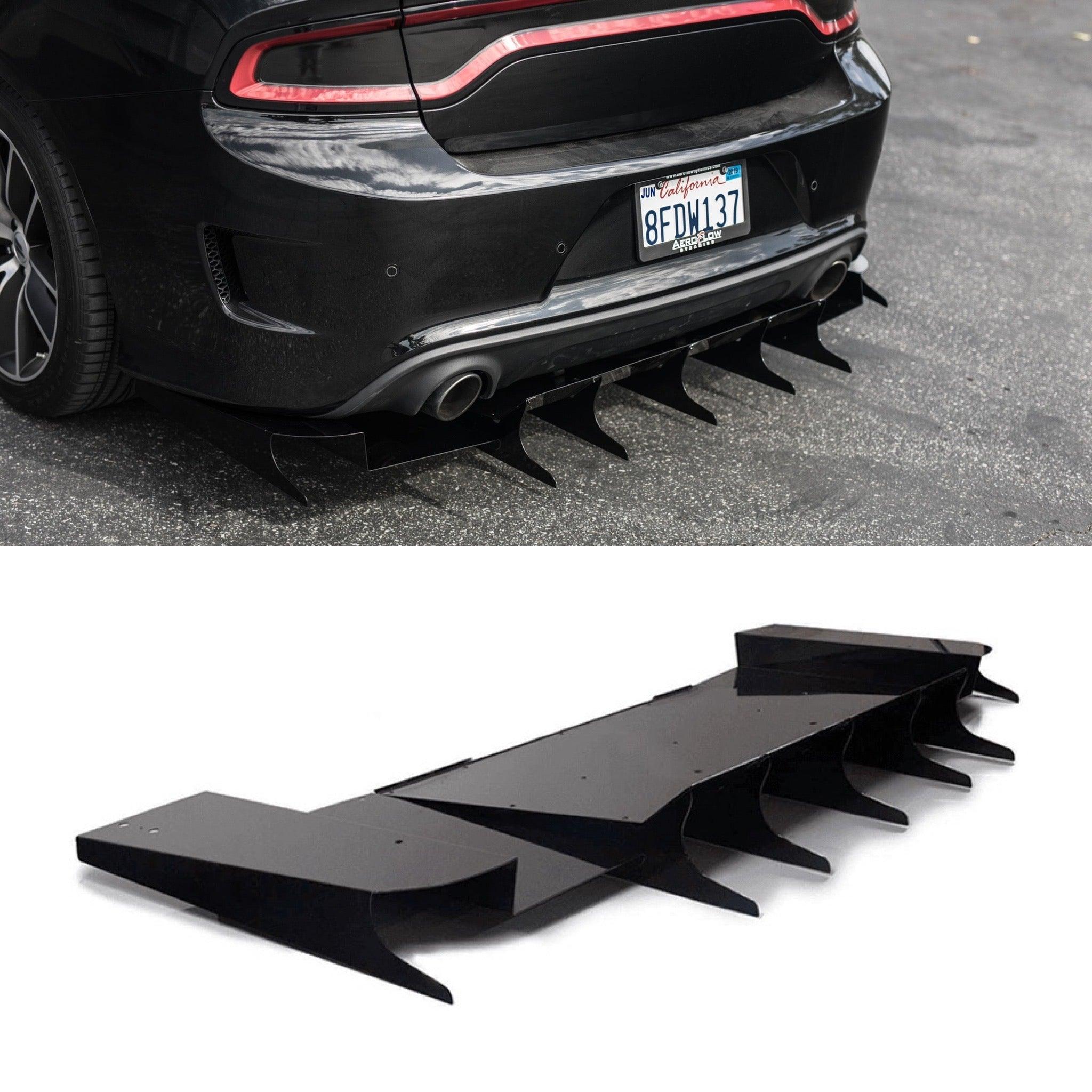 Aeroflow Dynamics Rear Diffuser V5 (2015-2022 Dodge Charger Scatpack ...