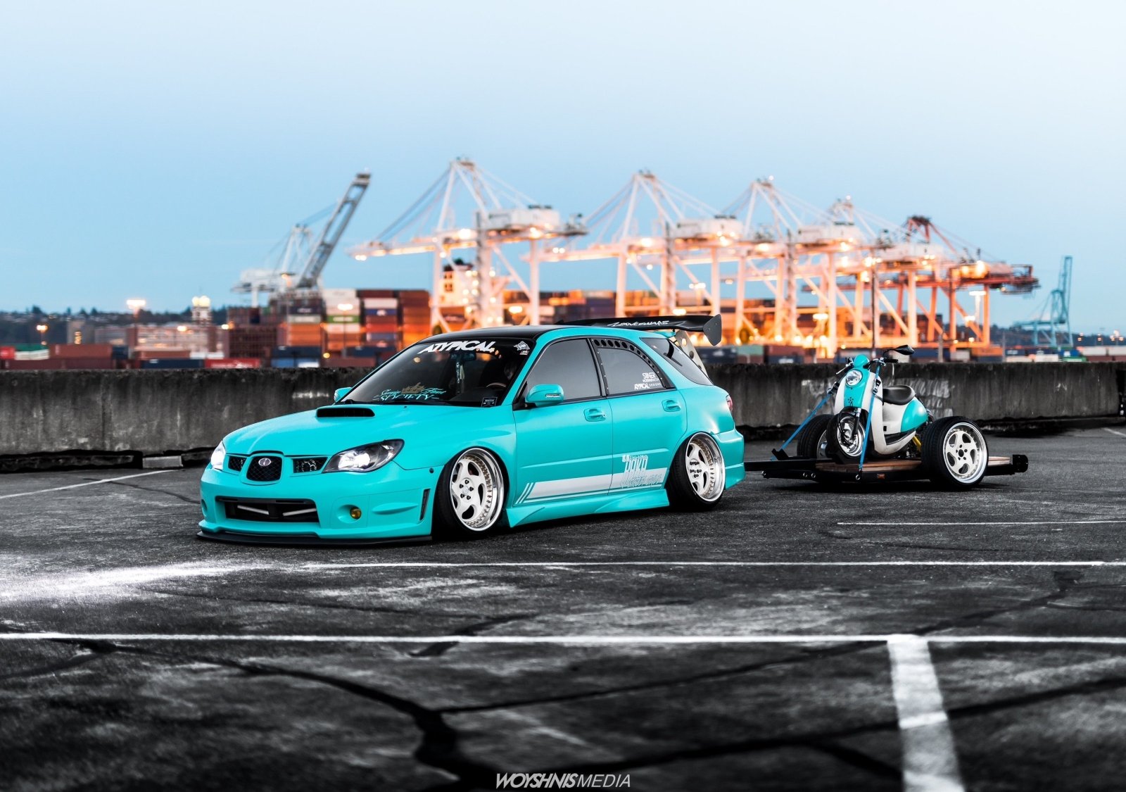 Visual Autowerks 02 - 07 Impreza Wagon Window Vents - 1