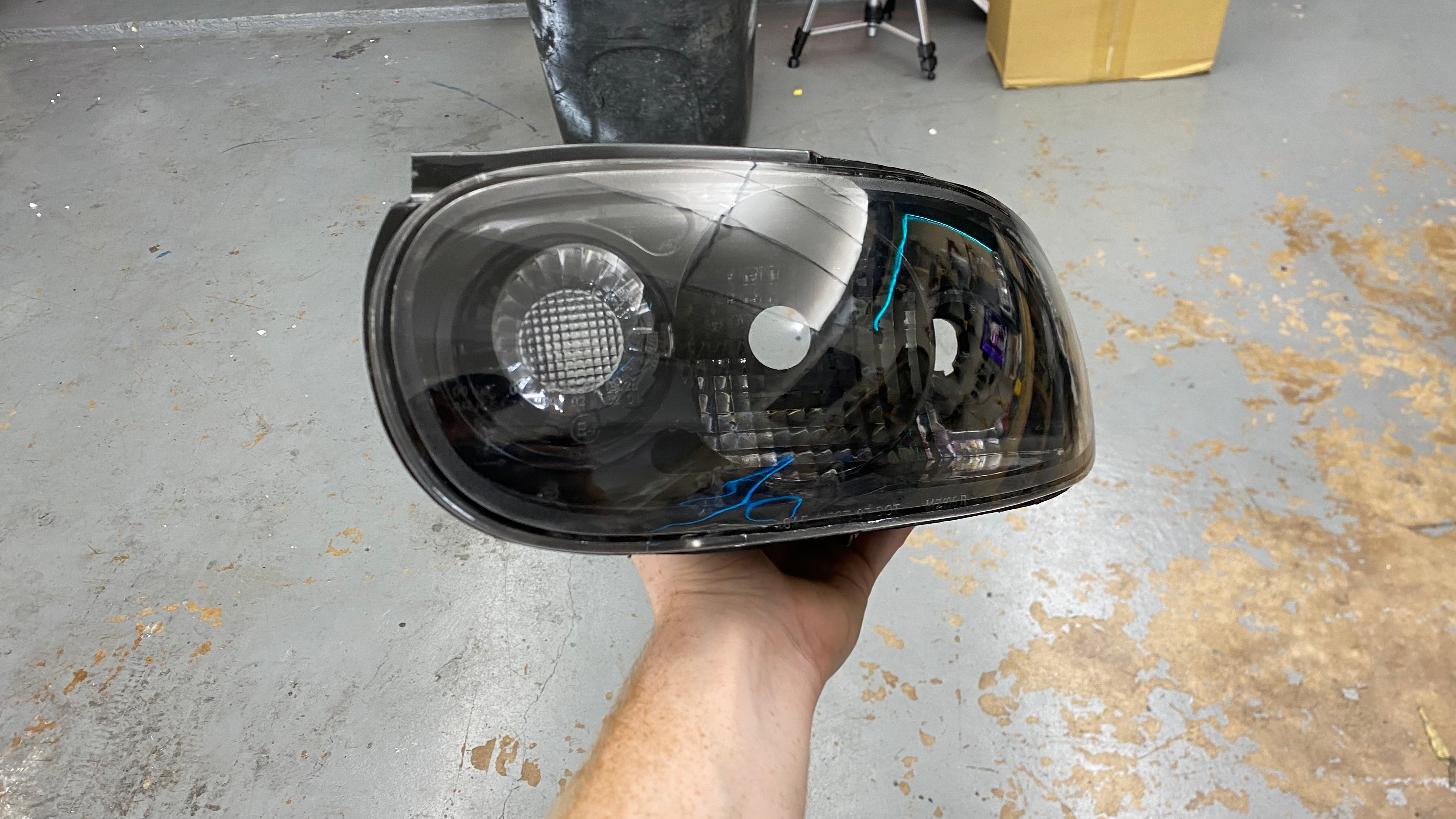 NTXGlow Black Housing Tail Lights (1990–1997 Mazda Miata)