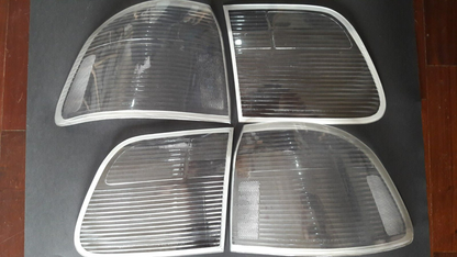 NTXGlow Clear Tail Light Lenses (1999-2000 Honda Civic)