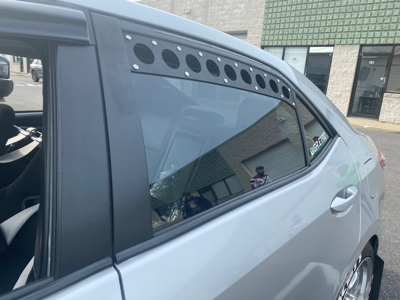 Visual Autowerks Toyota Corolla Rear Window Vents (11th Gen) - 5