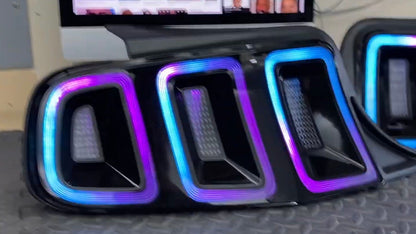 NTXGlow RGB Euro Style Tail Lights | 2010-2014 Ford Mustang