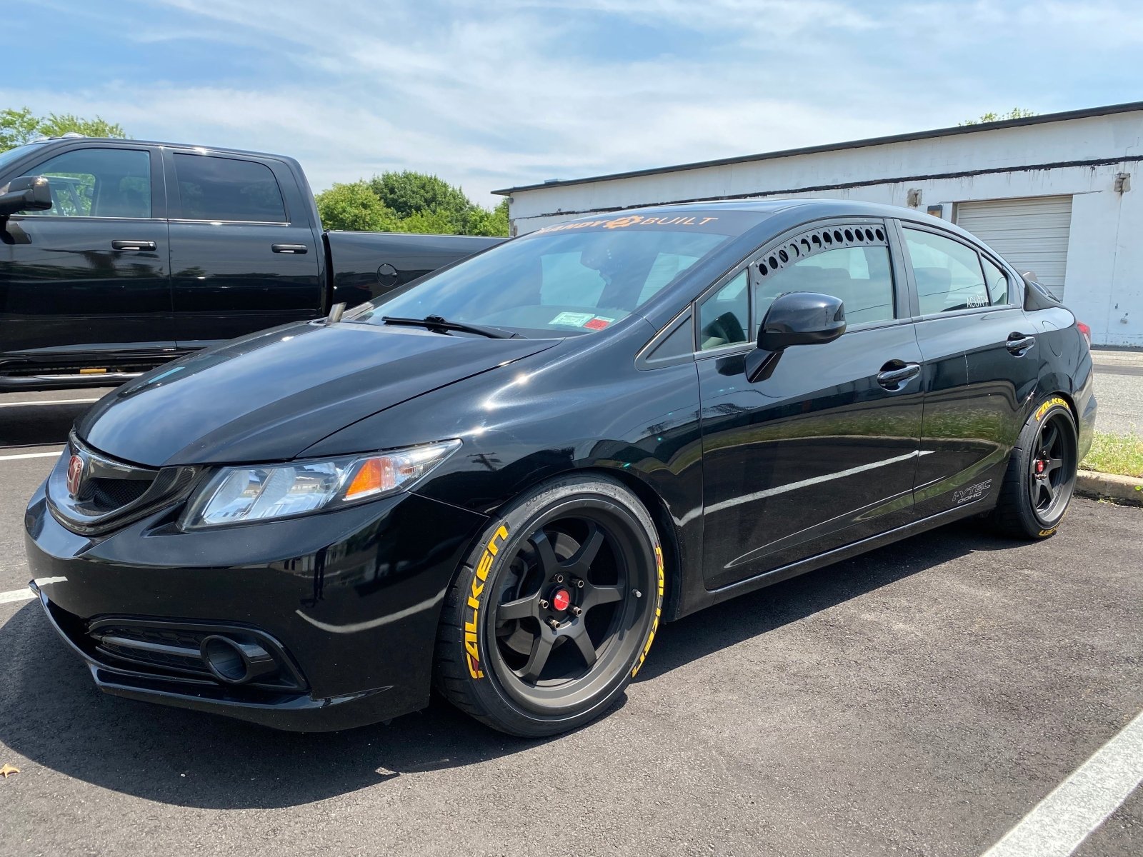 Visual Autowerks 9th Gen Civic Front Window Vents - 1