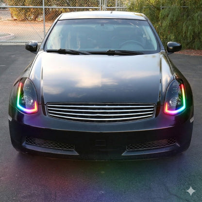 NTXGlow RGB Headlights | 2003-2007 Infiniti G35 Coupe