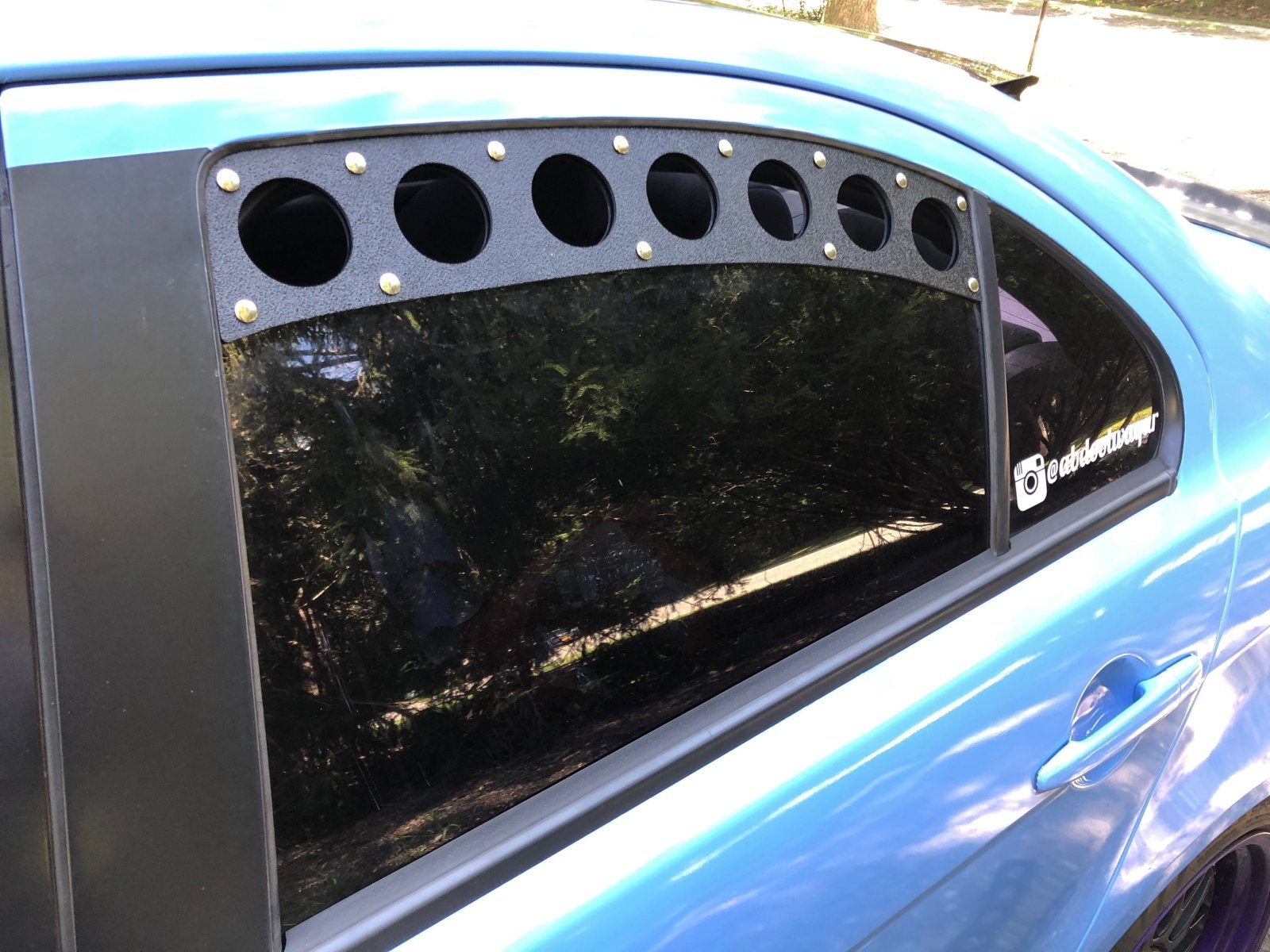 Visual Autowerks Evo X Window Vents - 1