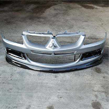 Rexpeed D-Style Carbon Fiber Front Lip (Evo 8)