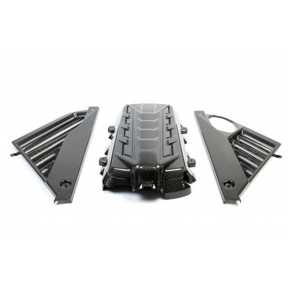 Cubierta del colector de admisión del motor, paneles de apariencia y paquete de fibra de carbono APR (Chevrolet Corvette C8 2020-2023)