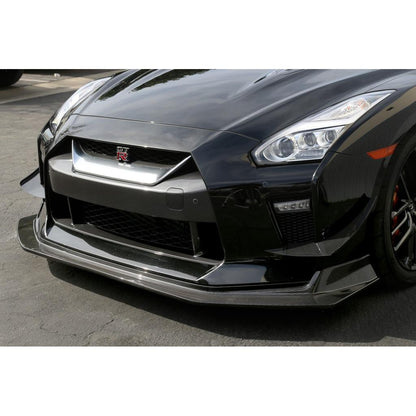 Deflector de aire delantero/borde de fibra de carbono APR (Nissan GTR R35 2017-2022)