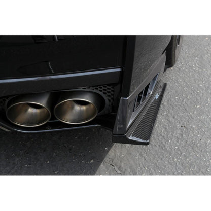 Faldones de parachoques trasero de fibra de carbono APR (Nissan GTR-R35 2017-2022)