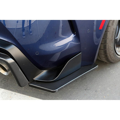 Faldones de parachoques trasero de fibra de carbono APR (Toyota Supra A90/91 2020-2023)