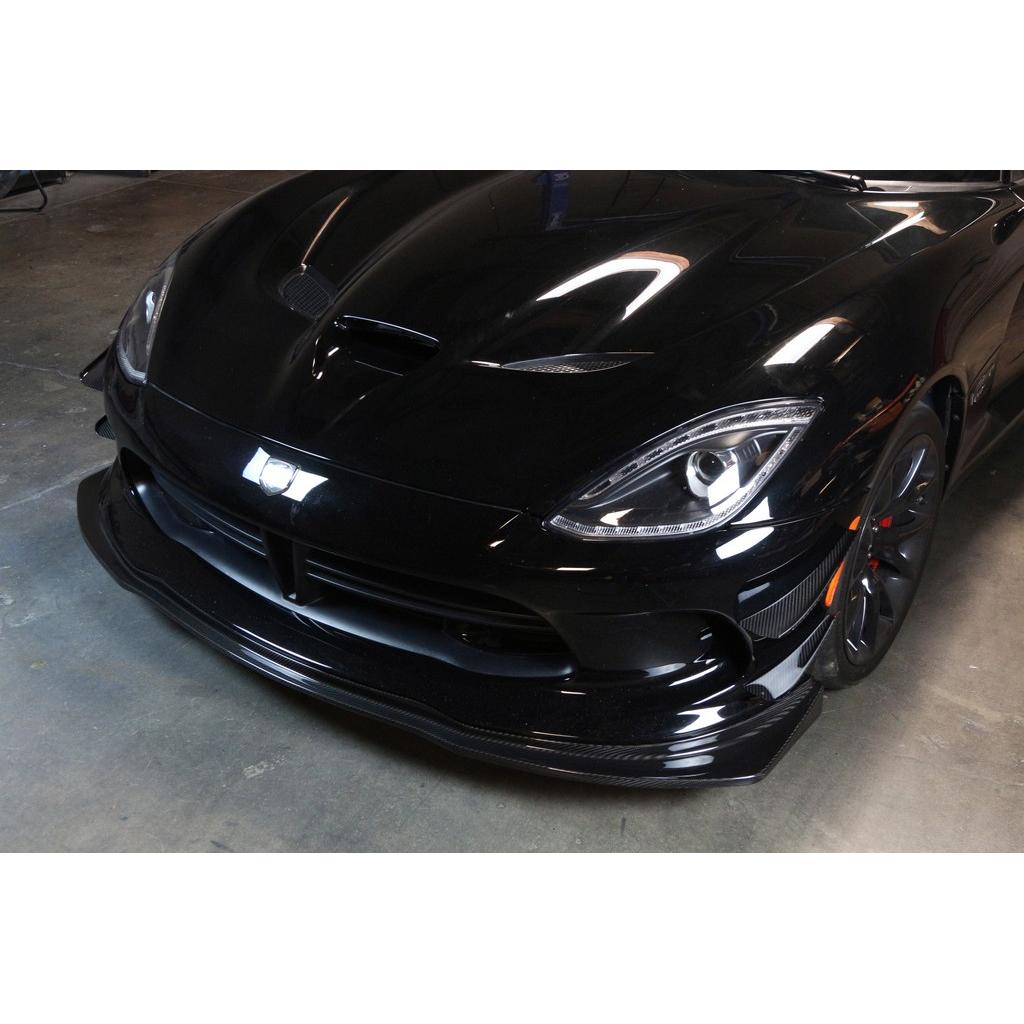 APR Carbon Fiber Front Bumper Canards (2013-2017 Dodge Viper Coupe)