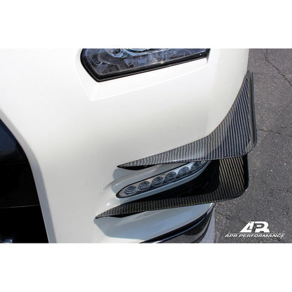 APR Front Bumper Carbon Fiber Canards (2012-2016 Nissan GTR R35)