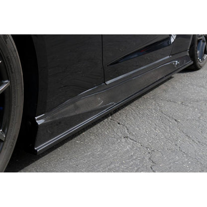 APR Carbon Fiber Side Rocker Extensions/ Side Skirt (2017-2022 Nissan GTR R35)
