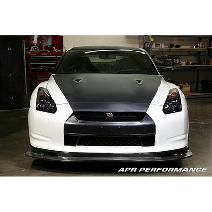 Deflector de aire delantero/borde de fibra de carbono APR (Nissan GTR R35 2008-2011)