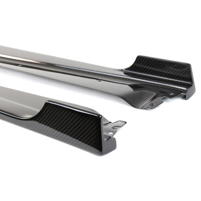 APR Carbon Fiber Side Rocker Extensions/ Side Skirt (2015-2016 Porsche 981 Cayman GT4)