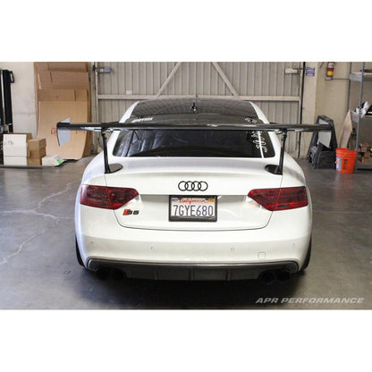 Alerón ajustable de fibra de carbono APR GT-250 de 67" (Audi S5 2009-2012)